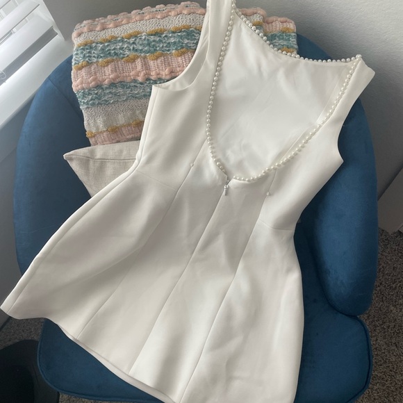 CARRIE MINI DRESS - IVORY - Picture 7 of 10